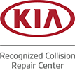 kia-recognized collision repair center-2c vert Certification logos
